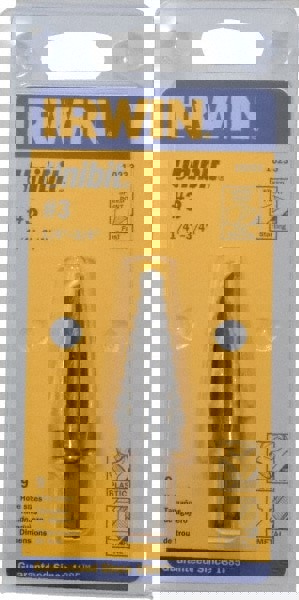 Step Drill Bit: 1/4 to 3/4